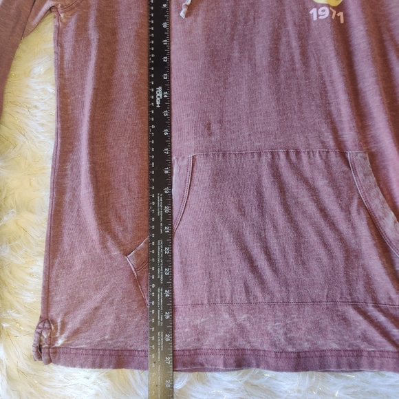 Walt Disney World Women's M Sweatshirt Hoodie Long Sleeve burnt purple - Picture 7 of 7